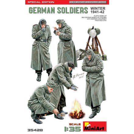 MiniArt German Soldiers Winter (1941-1942) Special Edition makett