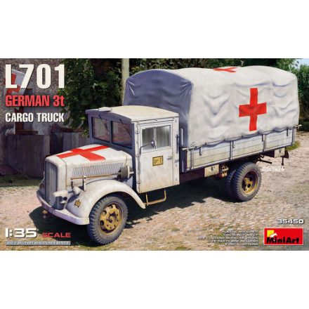 MiniArt L701 German 3t Cargo Truck makett