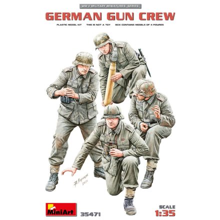 MiniArt German Gun Crew makett