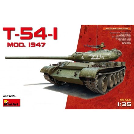 MiniArt T-54-1 Soviet Medium Tank makett