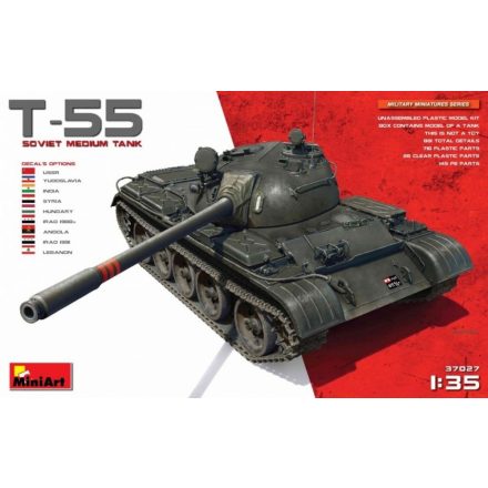 MiniArt T-55 Soviet Medium Tank makett