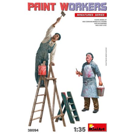 MiniArt Paint Workers makett