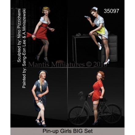 Mantis Miniatures Pin-up Girls BIG Set