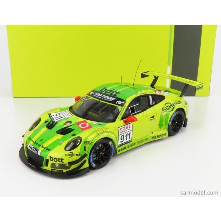 IXO PORSCHE 911 991 GT3 R TEAM MANTHEY RACING N 911 WINNER VLN NURBURGRING 2018 K.ESTRE - L.VANTHOOR - E.BAMBER