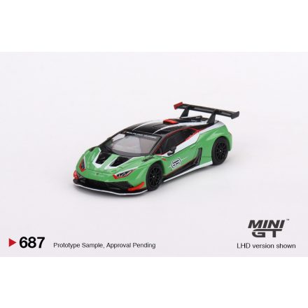 Mini GT LAMBORGHINI HURACAN GT3 EVO2 N 63 PRESENTATION LHD 2023