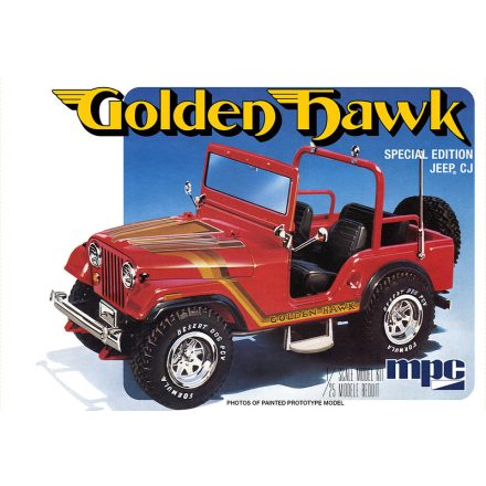 AMT 1981 Jeep CJ5 Golden Hawk makett