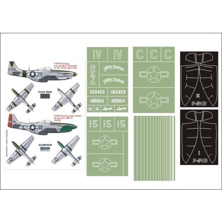 Montex P-51D Mustang (Trumpeter) maszkoló