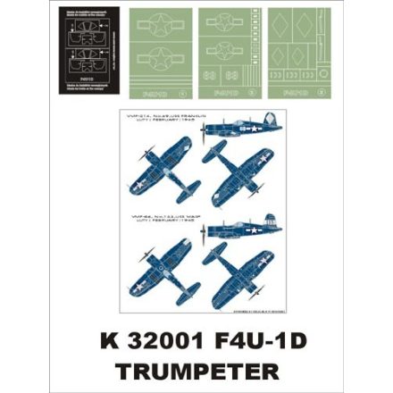 Montex FU1D Corsair (Trumpeter) maszkoló