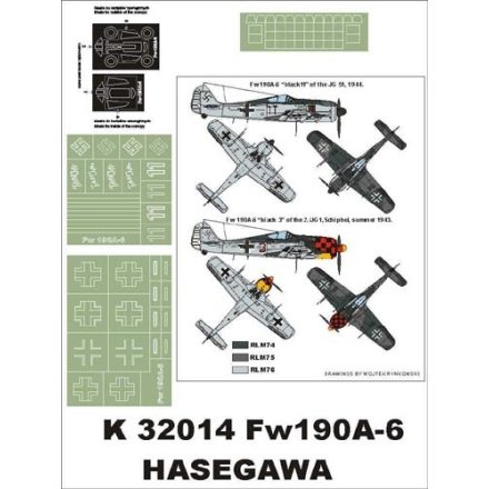 Montex Fw 190A-6 (Hasegawa) maszkoló