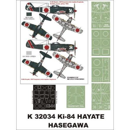 Montex Ki-84 Hayate (HASEGAWA) maszkoló