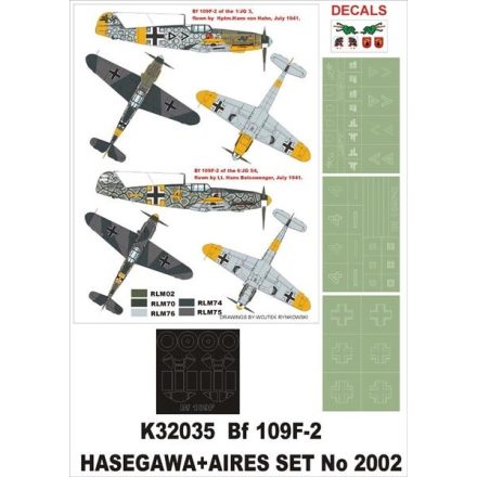 Montex Bf 109F-2 (Hasegawa) maszkoló