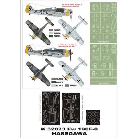 Montex Fw 190F-8 (Hasegawa) maszkoló