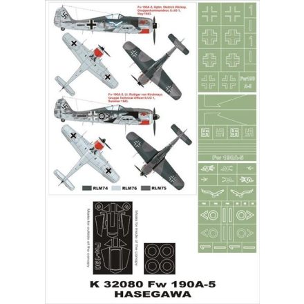 Montex Fw 190A-5 (Hasegawa) maszkoló