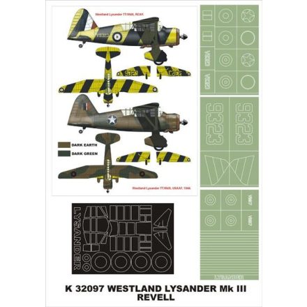 Montex Lysander III (Revell) maszkoló