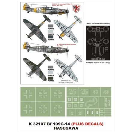 Montex Bf 109G-14 (Hasegawa) maszkoló