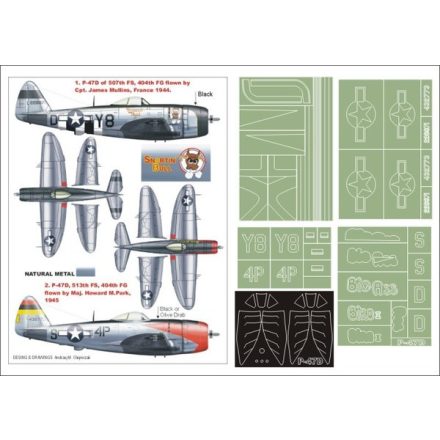 Montex P-47D (HASEGAWA) maszkoló