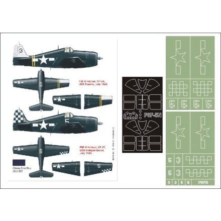 Montex F6F5 Hellcat (TRUMPETER) maszkoló