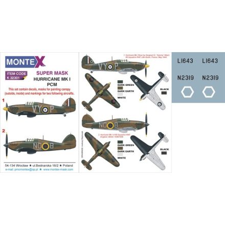 Montex HURRICANE I EARLY (PCM) maszkoló