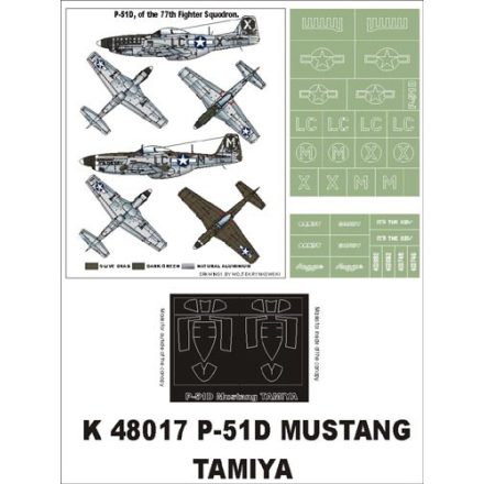 Montex P-51D MUSTANG (TAMIYA) maszkoló