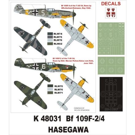 Montex Bf 109F-2/4 (Hasegawa) maszkoló