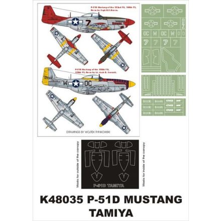 Montex P-51D MUSTANG (TAMIYA) maszkoló