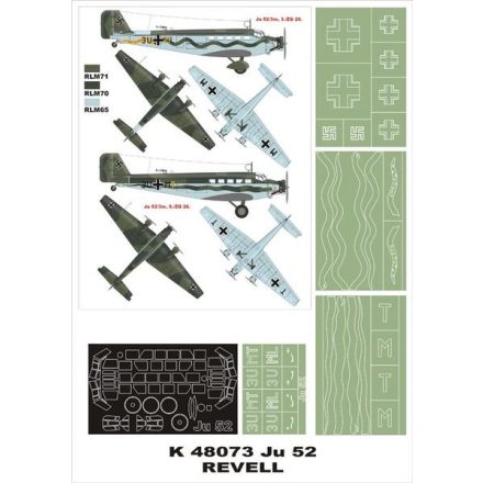 Montex Ju 52 (Revell) maszkoló