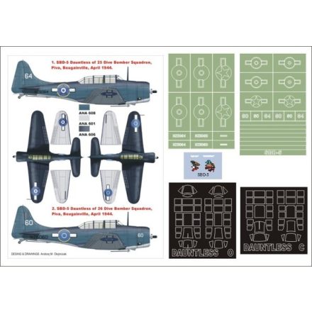 Montex SBD-5 (ACC. Miniatures) maszkoló