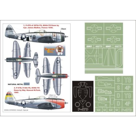 Montex P-47 D Bubbletop (TAMIYA) maszkoló