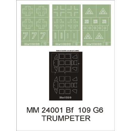 Montex Me-109 G-6 (Trumpeter) maszkoló
