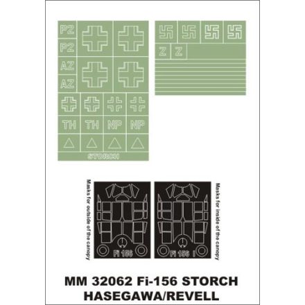 Montex Fi 156C Storch (Revell) maszkoló