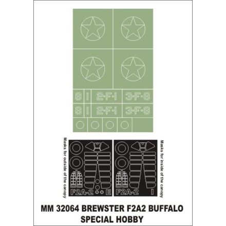 Montex F2A-2 Buffalo (Special Hobby) maszkoló