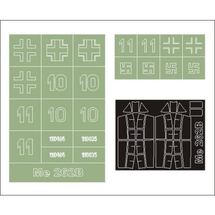 Montex Me-262B-1 (Trumpeter) maszkoló