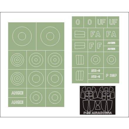 Montex P-39F Airacobra (SPECIAL HOBBY) maszkoló