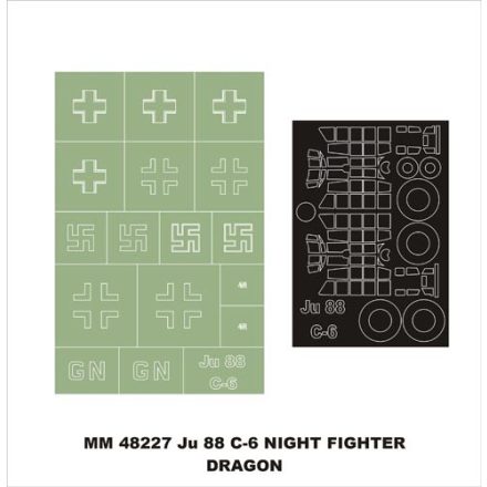 Montex Ju 88C-6 Night Fighter (Dragon) maszkoló