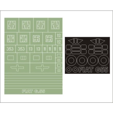 Montex FIAT G-55 (Special Hobby) maszkoló