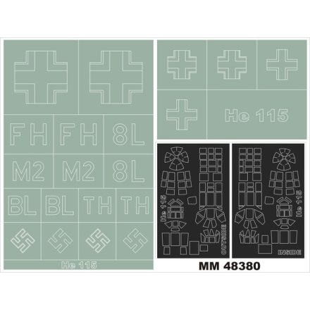 Montex HEINKEL He115 (SPECIAL HOBBY) maszkoló