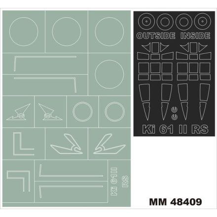 Montex Ki-61-II Hien (RS MODEL) maszkoló