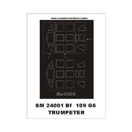 Montex Me 109 G-6 (Trumpeter) maszkoló