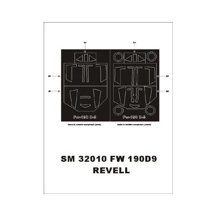 Montex Fw 190 D-9 (Revell) maszkoló