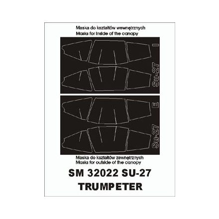 Montex Su-27 (Trumpeter) maszkoló