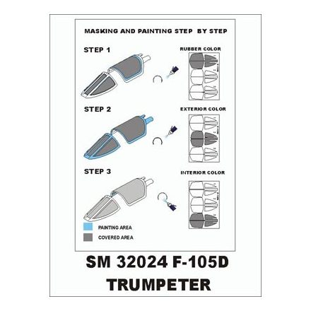 Montex F-105D (Trumpeter) maszkoló