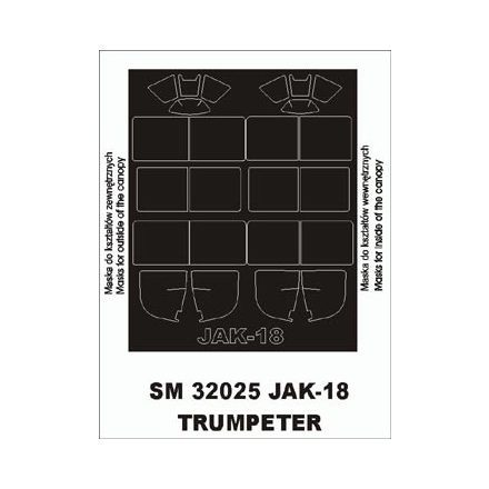 Montex Jak-18 (Trumpeter) maszkoló