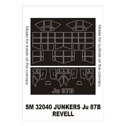 Montex Ju-87B (REVELL) maszkoló