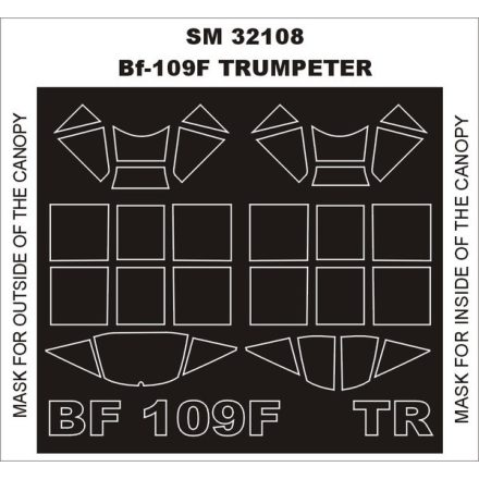 Montex Bf 109F (TRUMPETER) maszkoló