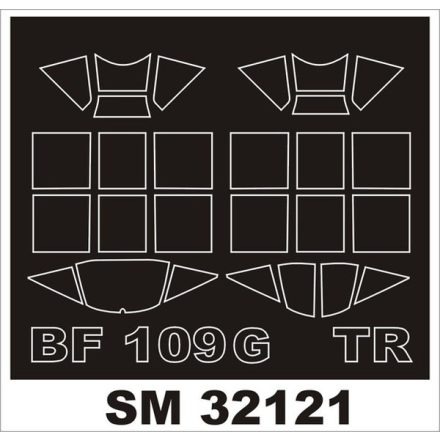 Montex Bf 109G6 (EARLY) (TRUMPETER) maszkoló