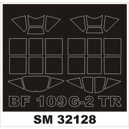 Montex Bf 109G-2 (TRUMPETER) maszkoló