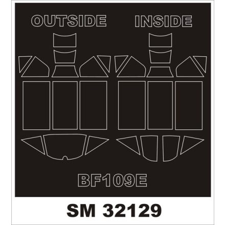 Montex Bf 109E-4/7 (DRAGON) maszkoló