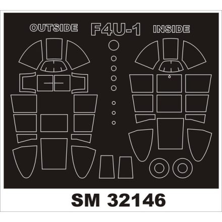 Montex F4U-1 CORSAIR (TAMIYA) maszkoló