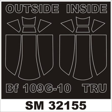 Montex Bf 109G-10 (TRUMPETER) maszkoló