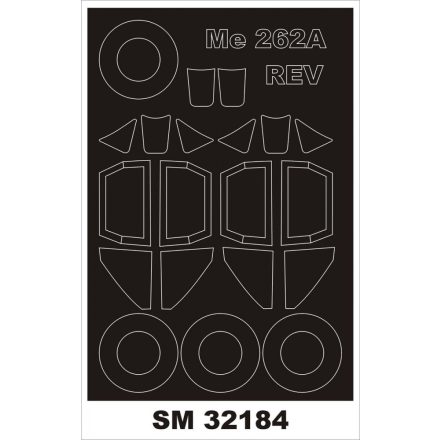 Montex Me 262A (REVELL) maszkoló